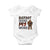 Bigfoot Grabbed My Wiener Baby Onesie Funny Dog Lover Gift TS12 White Print Your Wear