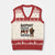 Bigfoot Grabbed My Wiener V-Neck Knit Sweater Vest Funny Dog Lover Gift TS12 Beige Red Print Your Wear