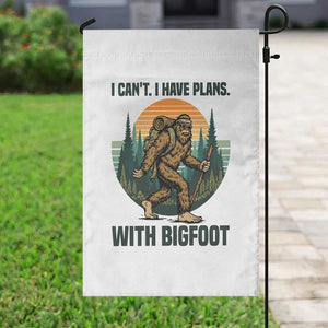 I Cant I Have Plans With Bigfoot Garden Flag Funny Cryptid Lover Gift TS12 Print Your Wear