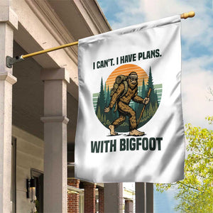 I Cant I Have Plans With Bigfoot Garden Flag Funny Cryptid Lover Gift TS12 Print Your Wear