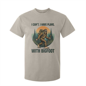 I Cant I Have Plans With Bigfoot T Shirt For Kid Funny Cryptid Lover Gift TS12 Sand Print Your Wear