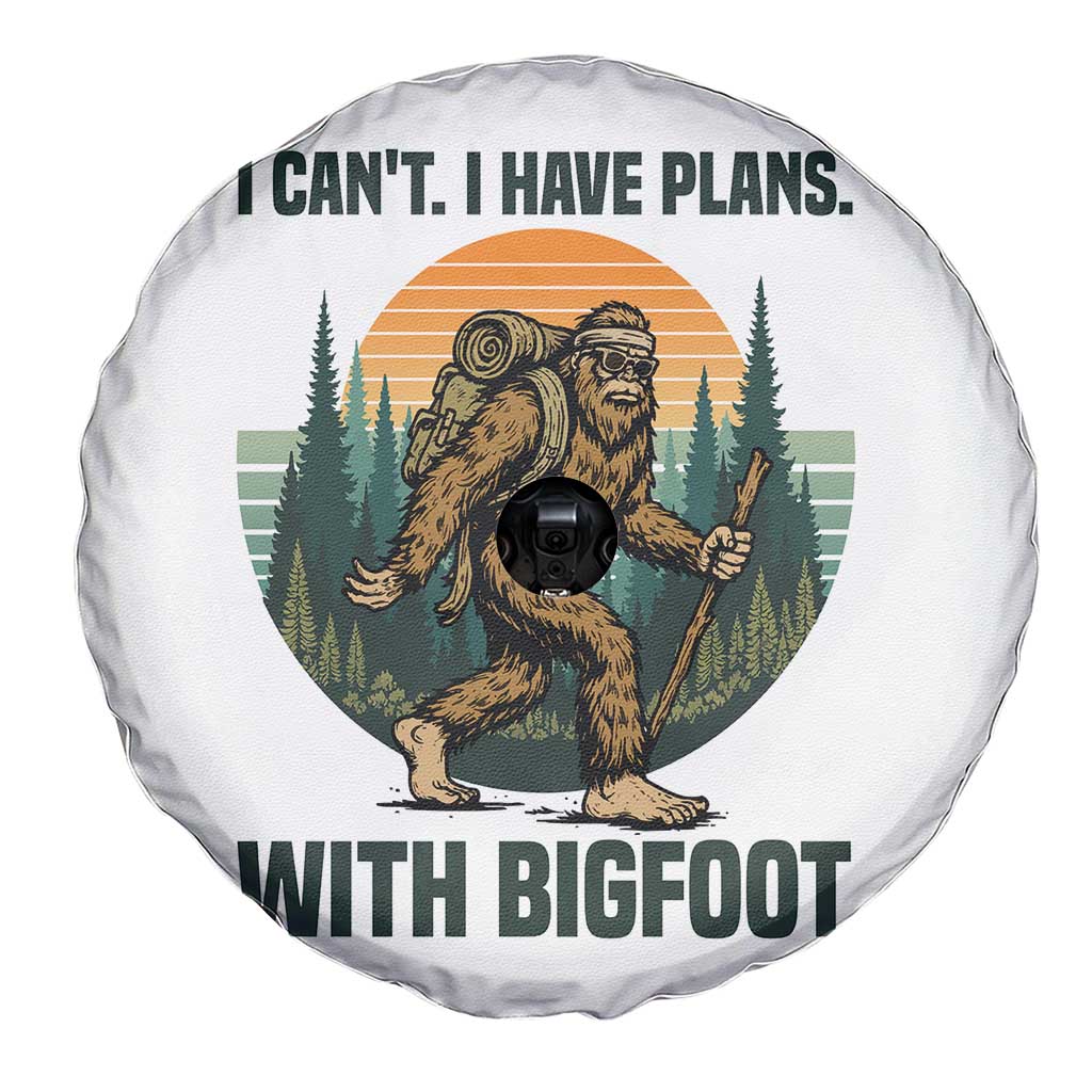 I Cant I Have Plans With Bigfoot Spare Tire Cover Funny Cryptid Lover Gift TS12 Print Your Wear