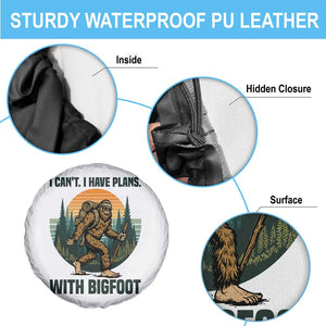 I Cant I Have Plans With Bigfoot Spare Tire Cover Funny Cryptid Lover Gift TS12 Print Your Wear