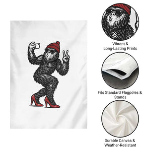 Funny Sexy Bigfoot Selfie Garden Flag Sasquatch Lover Gift TS12 Print Your Wear