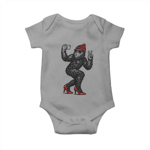 Funny Sexy Bigfoot Selfie Baby Onesie Sasquatch Lover Gift TS12 Sport Gray Print Your Wear