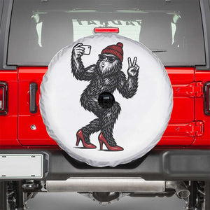 Funny Sexy Bigfoot Selfie Spare Tire Cover Sasquatch Lover Gift TS12 White Print Your Wear