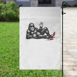 Funny Sassquatch Sexy Garden Flag Bigfoot With Cocktail Party Humor TS12 Print Your Wear