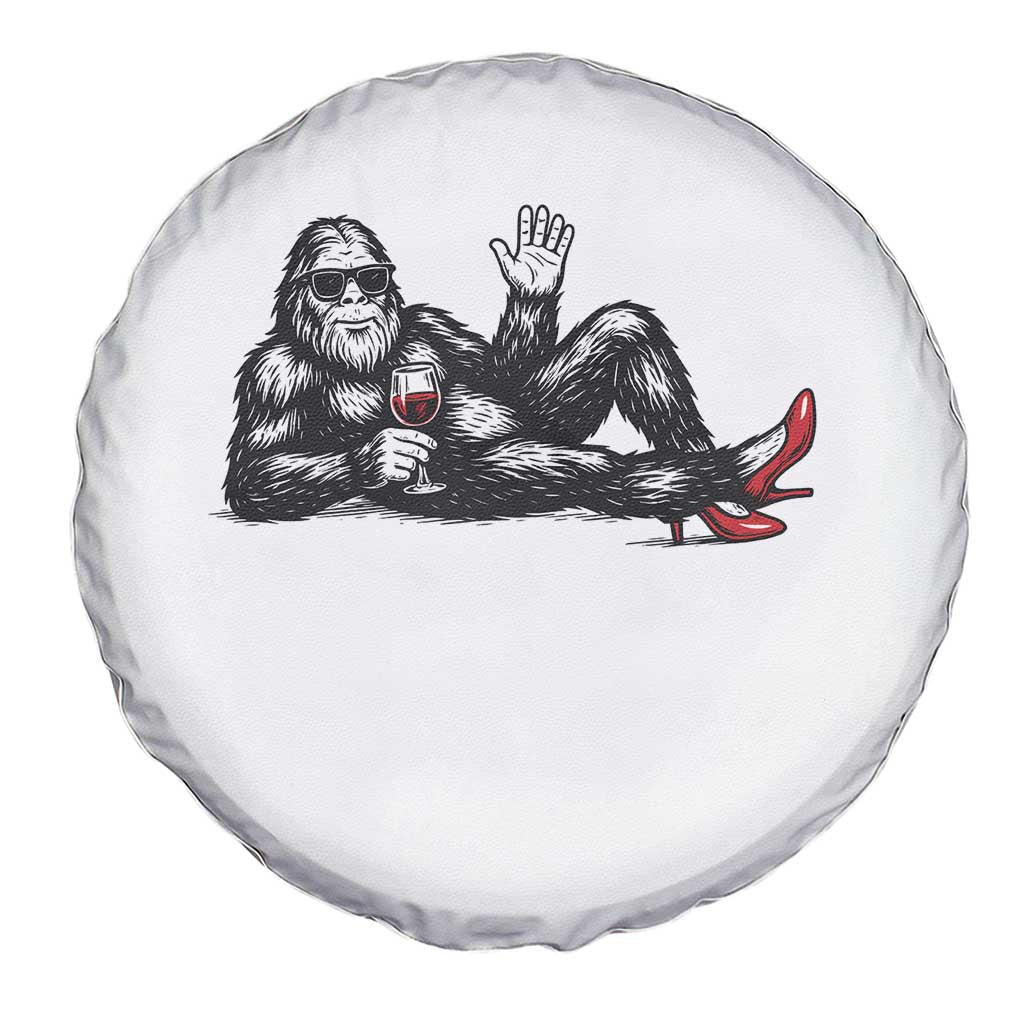 Funny Sassquatch Sexy Spare Tire Cover Bigfoot With Cocktail Party Humor TS12 Print Your Wear