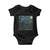 Funny Bigfoot Painting Starry Night Art Parody Gift Baby Onesie TS12 Black Print Your Wear