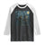 Funny Bigfoot Painting Starry Night Art Parody Gift Raglan Shirt TS12 Black White Print Your Wear
