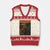 Funny Bigfoot And Alien V-Neck Knit Sweater Vest Parody The Scream Art Meme Gift TS12 Beige Red Print Your Wear