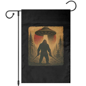 Samurai Bigfoot Garden Flag Japanese Vintage Ukiyoe Style TS12 Black Print Your Wear