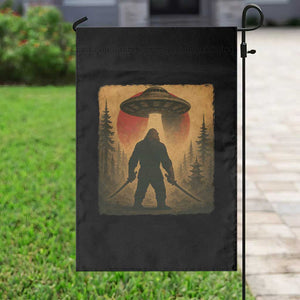 Samurai Bigfoot Garden Flag Japanese Vintage Ukiyoe Style TS12 Print Your Wear