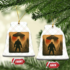 Samurai Bigfoot Ceramic Ornament Japanese Vintage Ukiyoe Style TS12 Print Your Wear