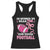 In October We Wear Pink And Watch Football Racerback Tank Top Breast Cancer Awareness Gift TS12 Black Print Your Wear