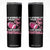 In October We Wear Pink And Watch Football Skinny Tumbler Breast Cancer Awareness Gift TS12 Black Print Your Wear