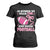 In October We Wear Pink And Watch Football T Shirt For Women Breast Cancer Awareness Gift TS12 Black Print Your Wear