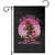 In October We Wear Pink Football Garden Flag Support Breast Cancer Awareness TS12 Black Print Your Wear