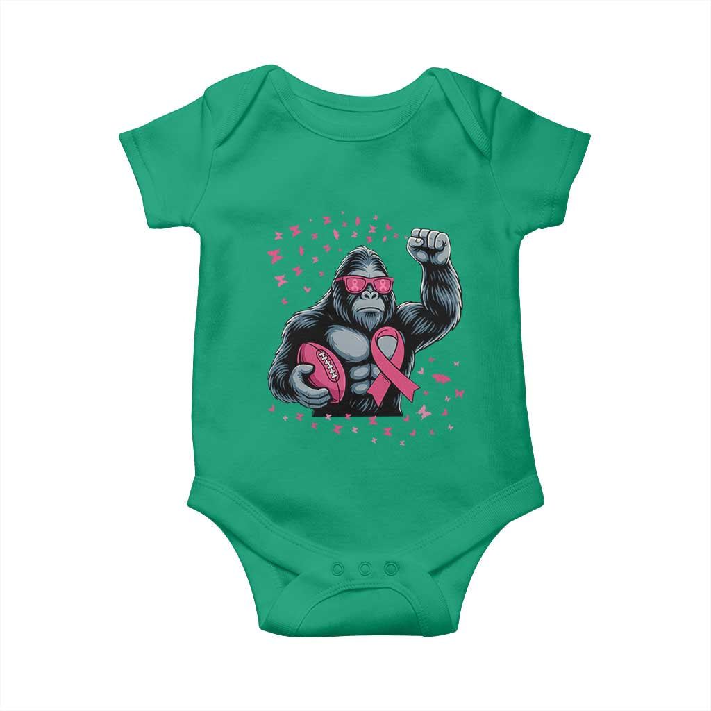 Funny Bigfoot Football Baby Onesie Breast Cancer Awareness Gift TS12 Irish Green Print Your Wear