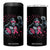 Funny Bigfoot Football 4 in 1 Can Cooler Tumbler Breast Cancer Awareness Gift TS12 One Size: 16 oz Black Print Your Wear