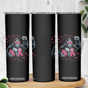 Funny Bigfoot Football Skinny Tumbler Breast Cancer Awareness Gift TS12 Print Your Wear