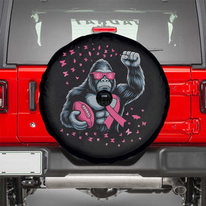 Funny Bigfoot Football Spare Tire Cover Breast Cancer Awareness Gift TS12 Black Print Your Wear