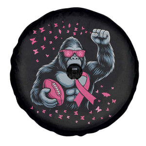 Funny Bigfoot Football Spare Tire Cover Breast Cancer Awareness Gift TS12 Print Your Wear