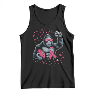 Funny Bigfoot Football Tank Top Breast Cancer Awareness Gift TS12 Black Print Your Wear