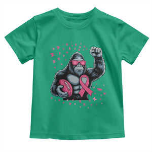 Funny Bigfoot Football Toddler T Shirt Breast Cancer Awareness Gift TS12 Irish Green Print Your Wear