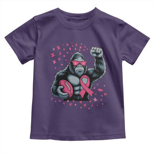 Funny Bigfoot Football Toddler T Shirt Breast Cancer Awareness Gift TS12 Purple Print Your Wear