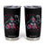 Funny Bigfoot Football Tumbler Cup Breast Cancer Awareness Gift TS12 Black Print Your Wear
