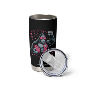 Funny Bigfoot Football Tumbler Cup Breast Cancer Awareness Gift TS12 Print Your Wear