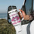 In October We Wear Pink Football Tumbler With Handle Funny Football Awareness Gift TS12 Print Your Wear