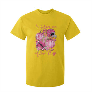 Football Breast Cancer Awareness T Shirt For Kid In October We Wear Pink Gift TS12 Daisy Print Your Wear