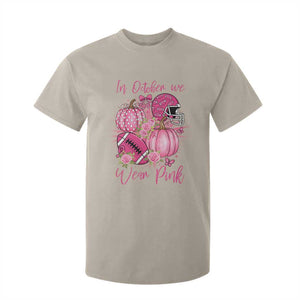 Football Breast Cancer Awareness T Shirt For Kid In October We Wear Pink Gift TS12 Sand Print Your Wear