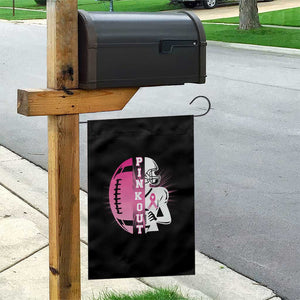 Pink Out Game Day Football Garden Flag Breast Cancer Support TS12 Print Your Wear