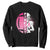 Pink Out Game Day Football Sweatshirt Breast Cancer Support TS12 Black Print Your Wear