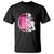 Pink Out Game Day Football T Shirt Breast Cancer Support TS12 Black Print Your Wear