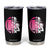 Pink Out Game Day Football Tumbler Cup Breast Cancer Support TS12 Black Print Your Wear