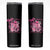 Pink Out Skinny Tumbler Football Support Breast Cancer Gift TS12 Black Print Your Wear