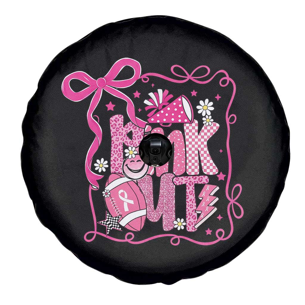 Pink Out Spare Tire Cover Football Support Breast Cancer Gift TS12 Print Your Wear