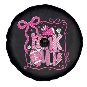 Pink Out Spare Tire Cover Football Support Breast Cancer Gift TS12 Print Your Wear