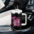 Pink Out Tumbler With Handle Football Support Breast Cancer Gift TS12 Print Your Wear