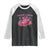 Tackle Cancer Raglan Shirt Football Breast Cancer Awareness Pink Ribbon TS12 Black White Print Your Wear