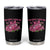 Tackle Cancer Tumbler Cup Football Breast Cancer Awareness Pink Ribbon TS12 Black Print Your Wear