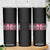 October Tackle Cancer Football Breast Cancer Awareness Skinny Tumbler TS12 Print Your Wear