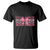 October Tackle Cancer Football Breast Cancer Awareness T Shirt TS12 Black Print Your Wear