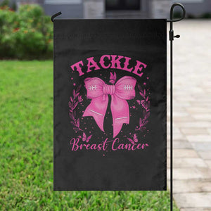 Tackle Breast Cancer Garden Flag Support Fight Faith Pink Ribbon TS12 Print Your Wear