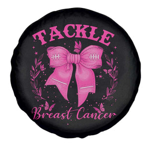 Tackle Breast Cancer Spare Tire Cover Support Fight Faith Pink Ribbon TS12 Print Your Wear