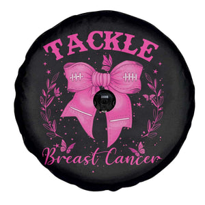 Tackle Breast Cancer Spare Tire Cover Support Fight Faith Pink Ribbon TS12 Print Your Wear